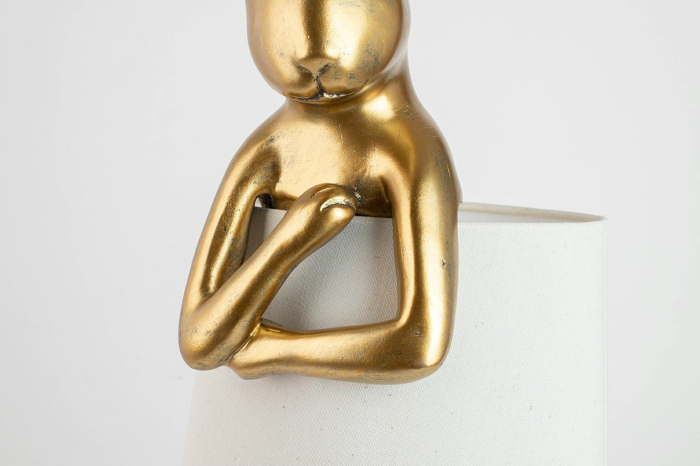 Lampă de Masă Rabbit 50 18x18x46 cm, Auriu Vopsit Prin Pulverizare Electrostatică - Kare Design [10]