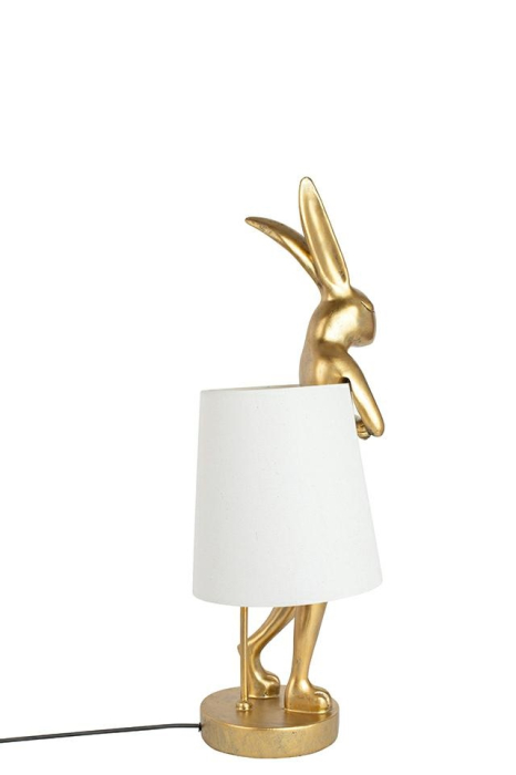Lampă de Masă Rabbit 50 18x18x46 cm, Auriu Vopsit Prin Pulverizare Electrostatică - Kare Design [5]