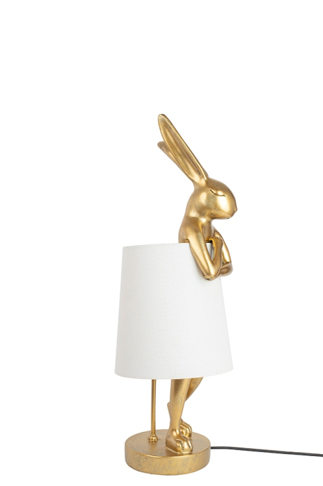 Lampă de Masă Rabbit 50 18x18x46 cm, Auriu Vopsit Prin Pulverizare Electrostatică - Kare Design [4]