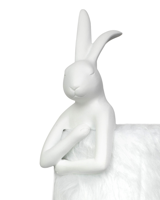 Lampă de Masă Rabbit Fur 18x50x20 cm, Alb - Kare Design [2]