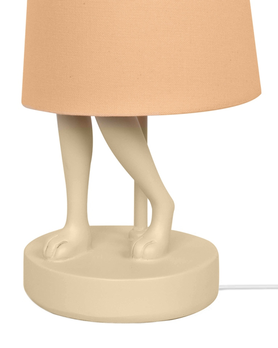 Lampă de Masă Rabbit Peach 17x20x50 cm, Rășină Piersic-Portocaliu - Kare Design [3]