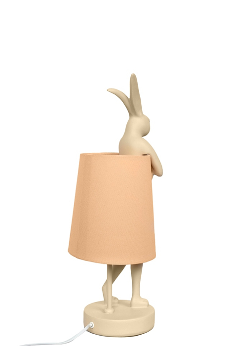 Lampă de Masă Rabbit Peach 17x20x50 cm, Rășină Piersic-Portocaliu - Kare Design [4]
