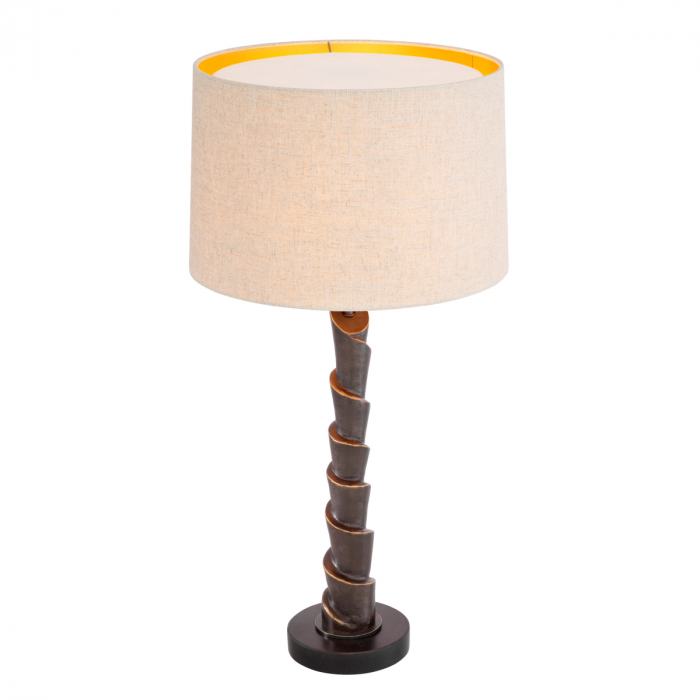   Lampă de masă Riverbank cu finisaj bronz accent inclus abajur 118688 EICHHOLTZ [3]