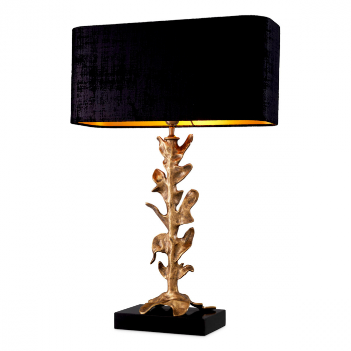   Lampă de masă Scalo cu finisaj din alamă vintage, inclusiv abajur. 117767 EICHHOLTZ [1]