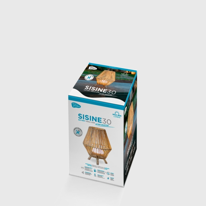 Lampă de Masă Sisine 30 Indoor 25,5x25,5x32,5 cm, Protecție IP20 - New Garden [4]