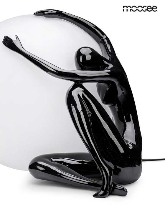 Lampă de Masă Uomo 50 48x36x35,5 cm, Negru - Moosee [4]
