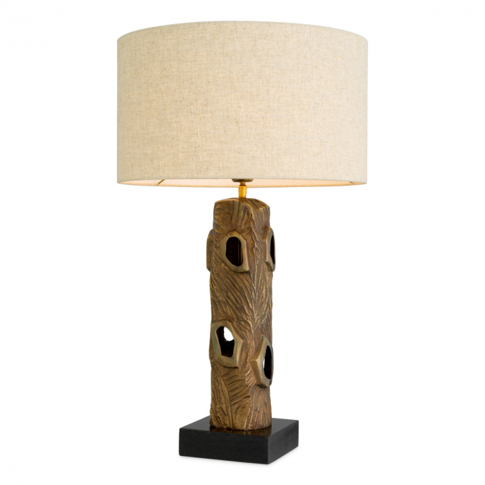   Lampă de masă Vigentino cu finisaj din alamă vintage, inclusiv abajur. 118786 EICHHOLTZ [1]