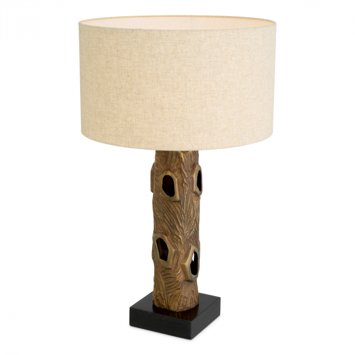   Lampă de masă Vigentino cu finisaj din alamă vintage, inclusiv abajur. 118786 EICHHOLTZ [3]
