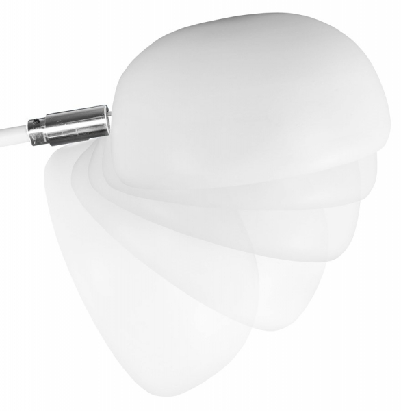 Lampa de podea alba cu design modern BUSH 5 brate, FL00190WH - Kokoon [3]