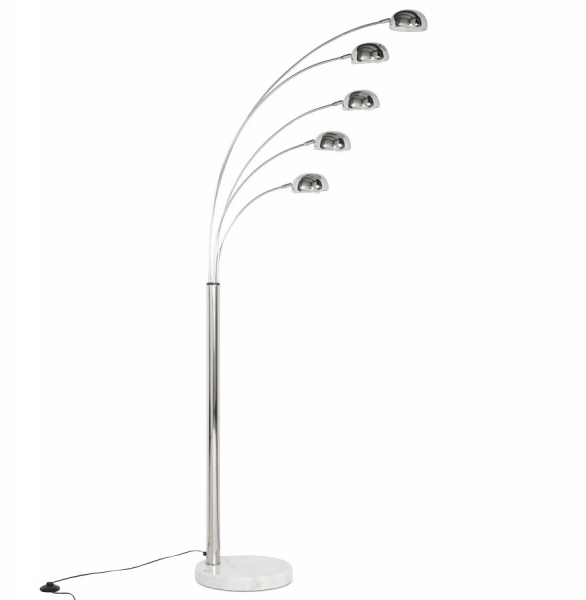 Lampa de podea cu design modern BUSH 5 brate crom / otel, FL00100CH - Kokoon [3]