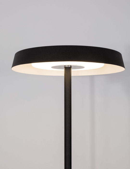 Lampa de podea dimabila alba/neagra Alema cu LED, din metal, inaltime reglabila, 9155182 - Novaluce [3]