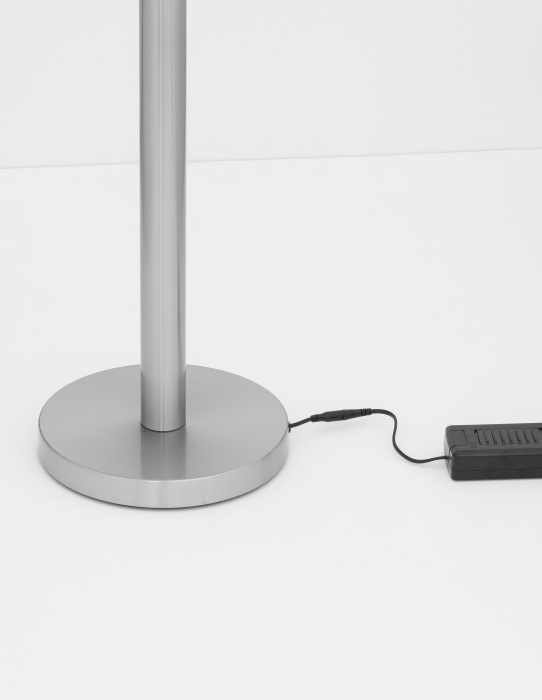 Lampa de podea dimabila aurie/argintie Palla cu LED, baza din metal, abajur din acril alb, 9020301 - Novaluce [4]