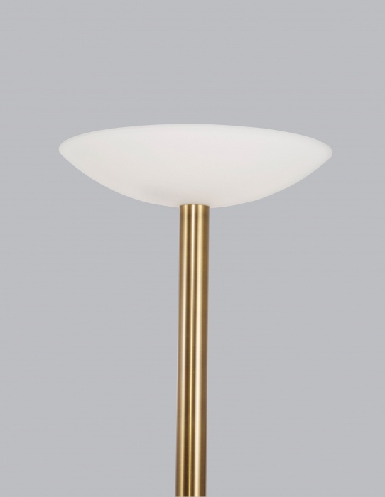 Lampa de podea dimabila aurie/argintie Palla cu LED, baza din metal, abajur din acril alb, 9020301 - Novaluce [11]