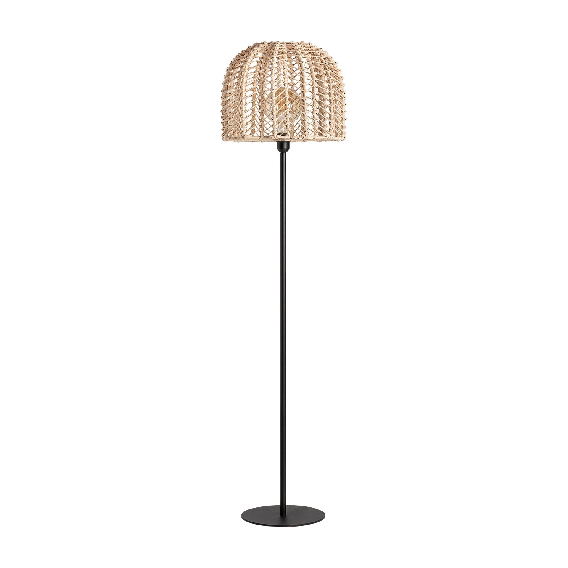 Lampa de podea din rattan plisat VicalHome 32443 [1]
