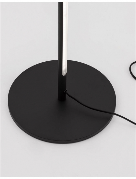 Lampa de podea LED premium neagra Stick rotativa, din metal, 171 cm, 9183251 - Novaluce [5]
