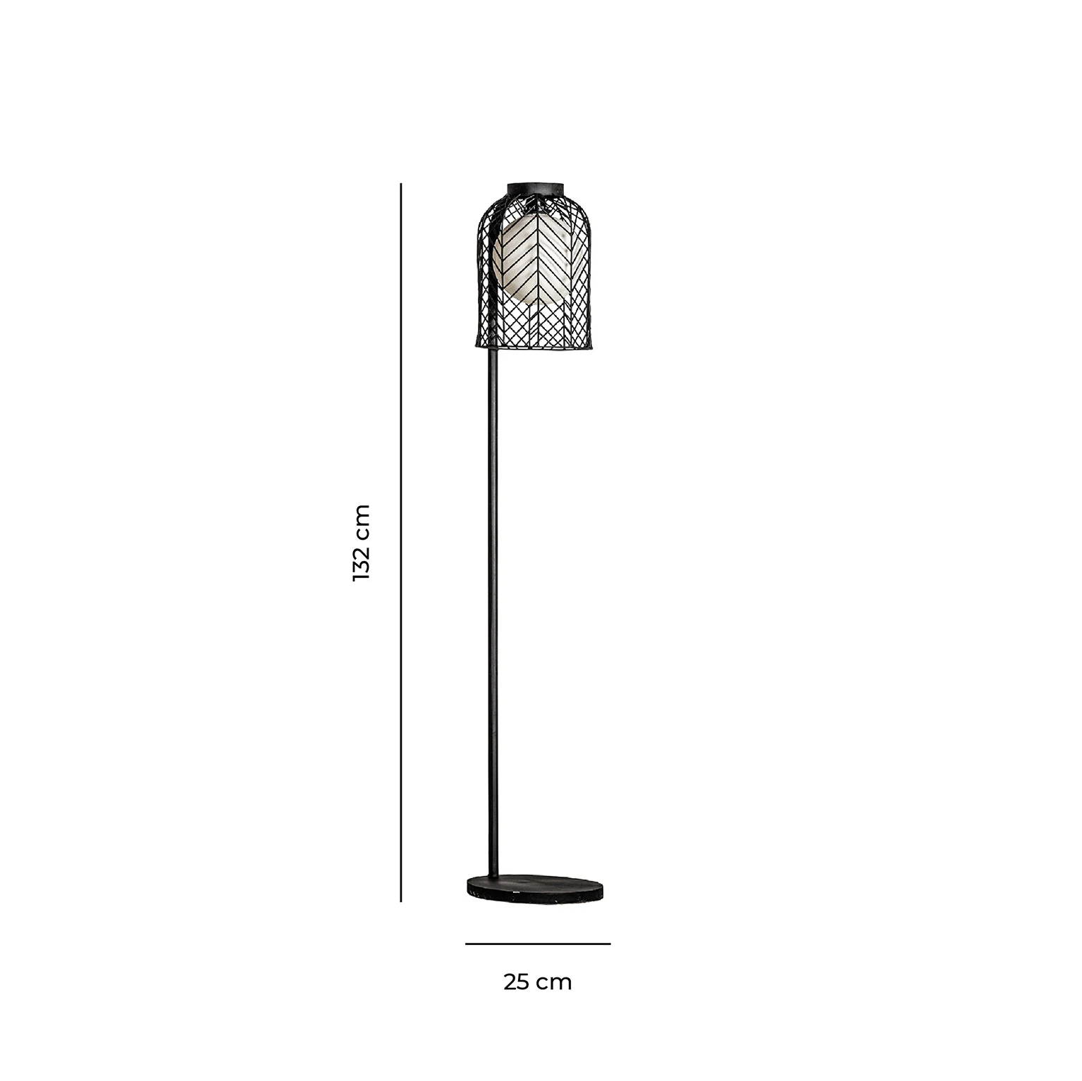 Lampa de podea metalica Plisse VicalHome 31327 [3]