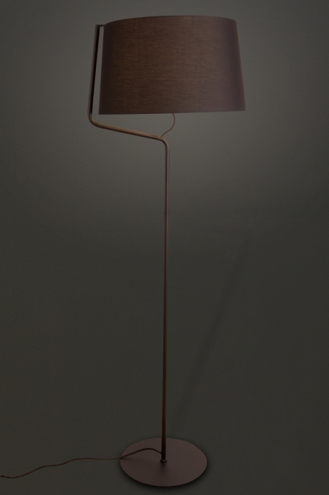 Lampa de podea neagra Irma 50x48x155 cm metal/material textil, F0036 - Maxlight [3]