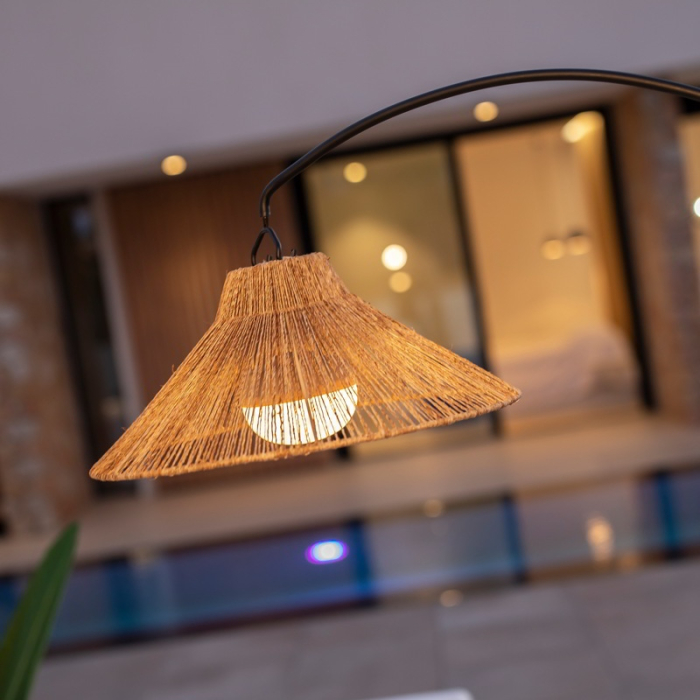 Lampa de Podea Niza 165 Battery 40x73x167 cm, Negru, Protecție IP54 - New Garden [4]