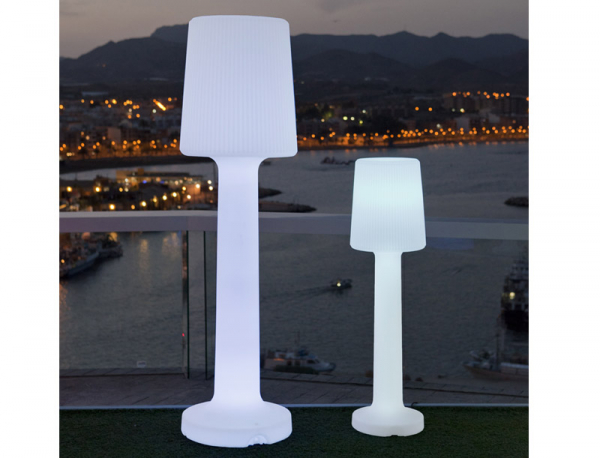 Lampa gradina alba Kale 165 cm, iluminare LED, LUMCR165OFNW - King [2]