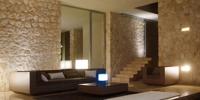 Lampa gradina LED forma cub suspendat Vela Cube Lamp 40x40x152 cm, picioare metal, 54068W - Vondom [2]