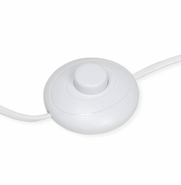 Lampa gri de podea TRIVET cu design modern 3 picioare albe / material / otel, FL00360GRWH - Kokoon [15]