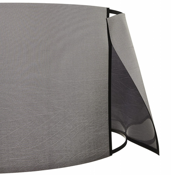 Lampa gri de podea TRIVET cu design modern 3 picioare / lemn / material, FL00350GRNA - Kokoon [6]