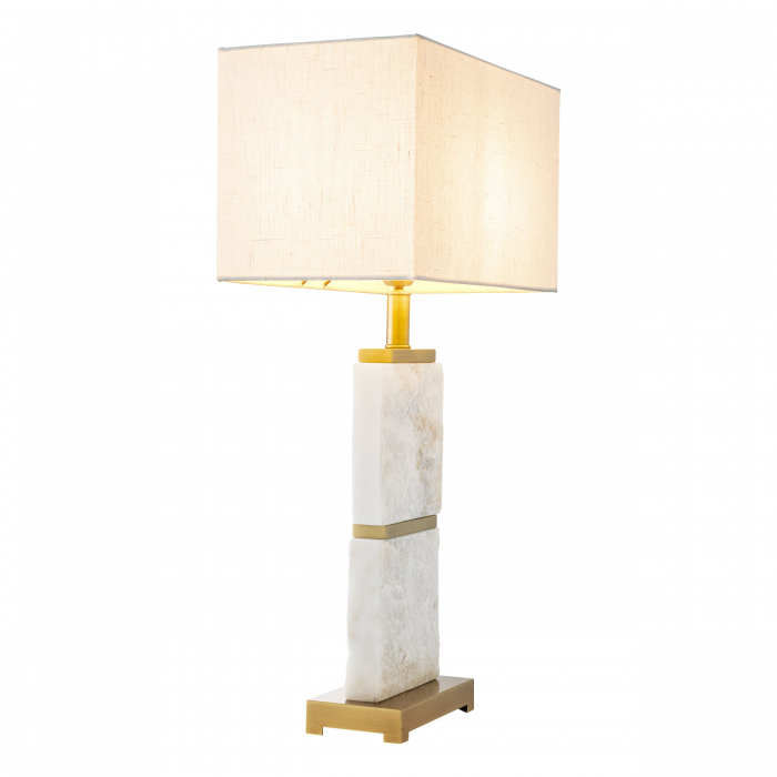   Lampă de masă Newton L finisaj din alamă antică inclusiv abajur 116416 EICHHOLTZ [3]
