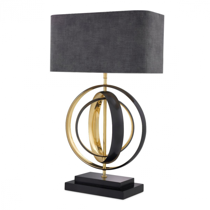   Lampă de masă Riley cu finisaj gunmetal inclusiv abajur 114294 EICHHOLTZ [2]