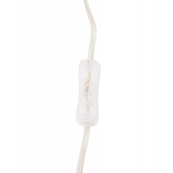 Lampa masa inalta neagra Osku 64,5 cm stil scandinav, abajur material /picioare lemn, TL00190BLNA - Kokoon [12]
