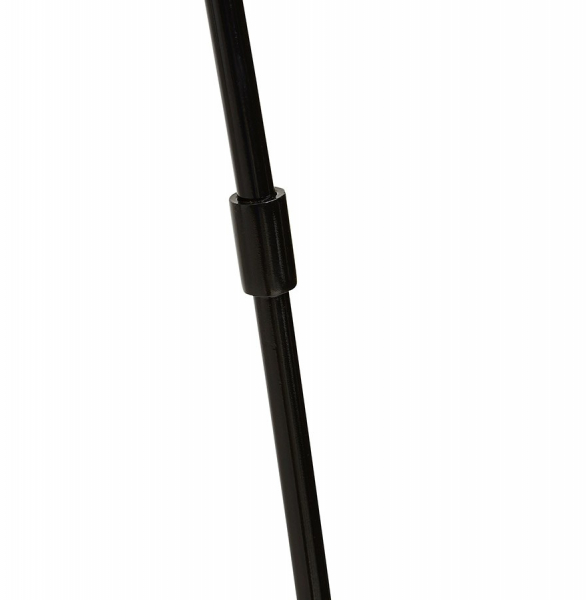 Lampa neagra de podea KAISER cu design modern abajur din material textil / otel, FL00280BL - Kokoon [9]