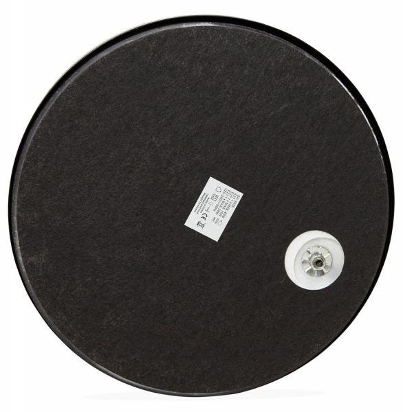 Lampa neagra de podea KAISER cu design modern abajur din material textil / otel, FL00280BL - Kokoon [12]