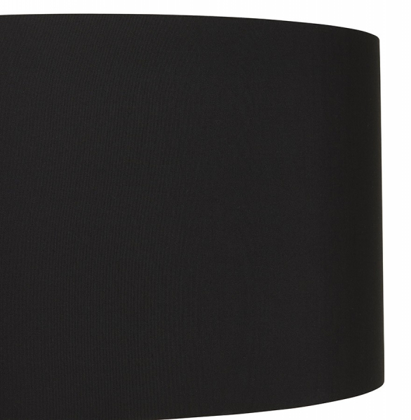Lampa neagra de podea TRIVET cu design modern 3 picioare / lemn / material, FL00320BLNA - Kokoon [5]