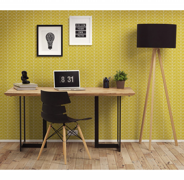 Lampa neagra de podea TRIVET cu design modern 3 picioare / lemn / material, FL00320BLNA - Kokoon [17]
