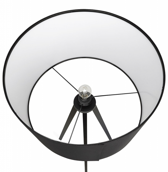 Lampa neagra de podea TRIVET cu design modern 3 picioare negre / material / metal, FL00310BLBL - Kokoon [8]