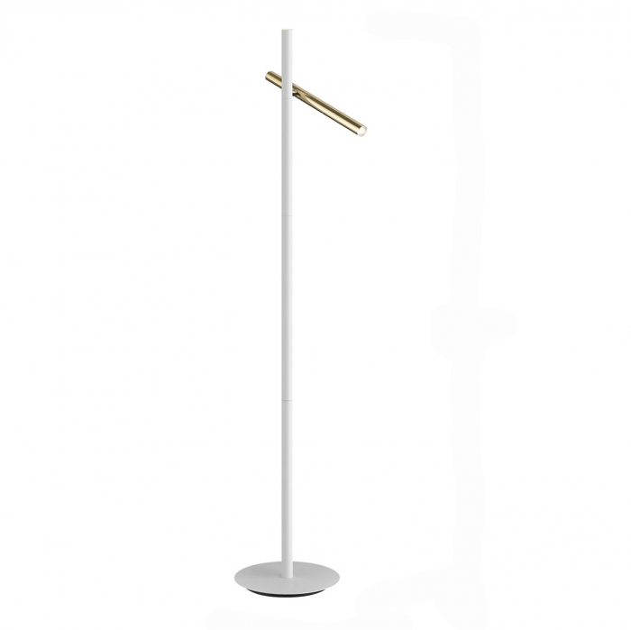 Lampa podea neagra/alba cu auriu Zorka 167 cm stil minimalist, 373685 - Schuller [4]
