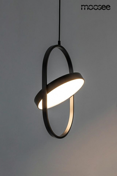 Lampă suspendată MOOSEE SPINNER 19 neagră, MSE010100314 - King [2]