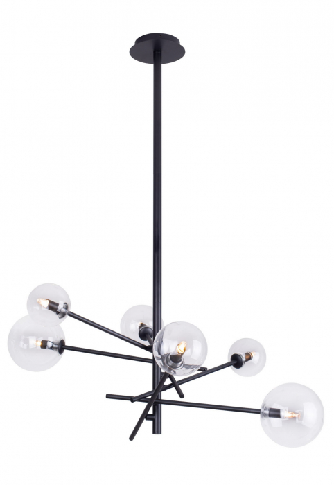 Lampa Suspendată Neagră Maxlight Lollipop P0395 [1]