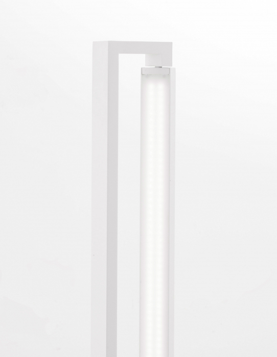 Lampadar alb stil minimalist iluminare LED Eliab 160 cm, abajur rotativ, 9117327 - Novaluce [2]