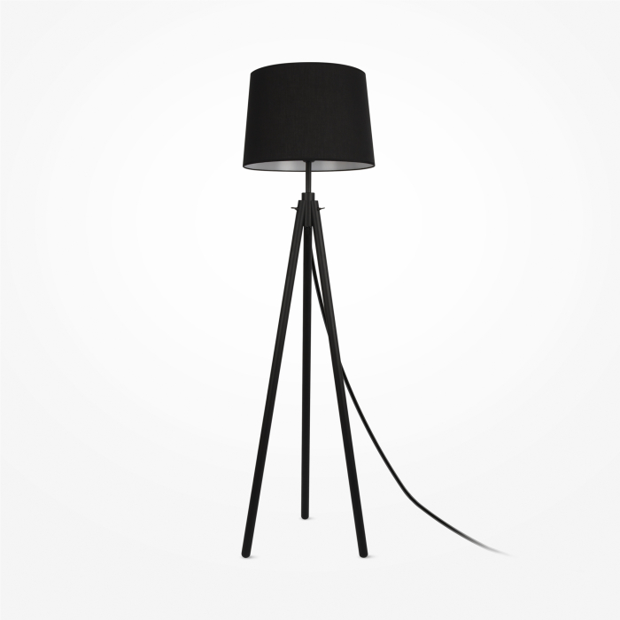 Lampadar Calvin, Metal și lemn Negru, 60W, MAYTONI Z177FL-01B [4]