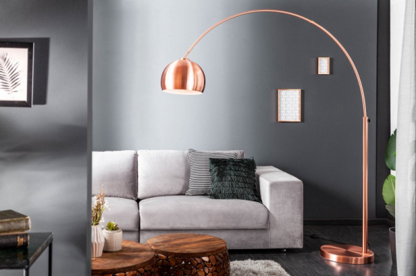 Lampadar design Romein metal cupru, inaltime reglabila 170-210 cm [3]