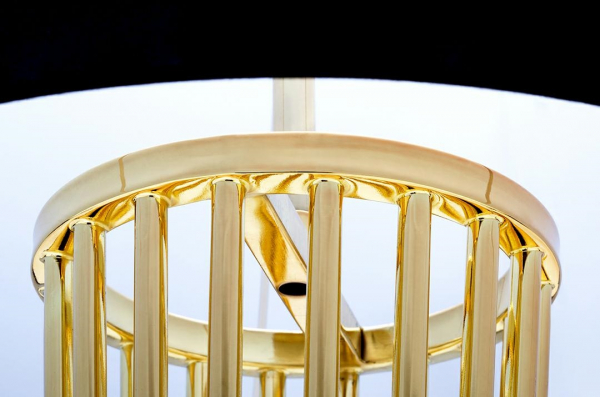 Lampadar design Zifa Premium Gold, negru/otel auriu, XCF7583-145 - King [3]