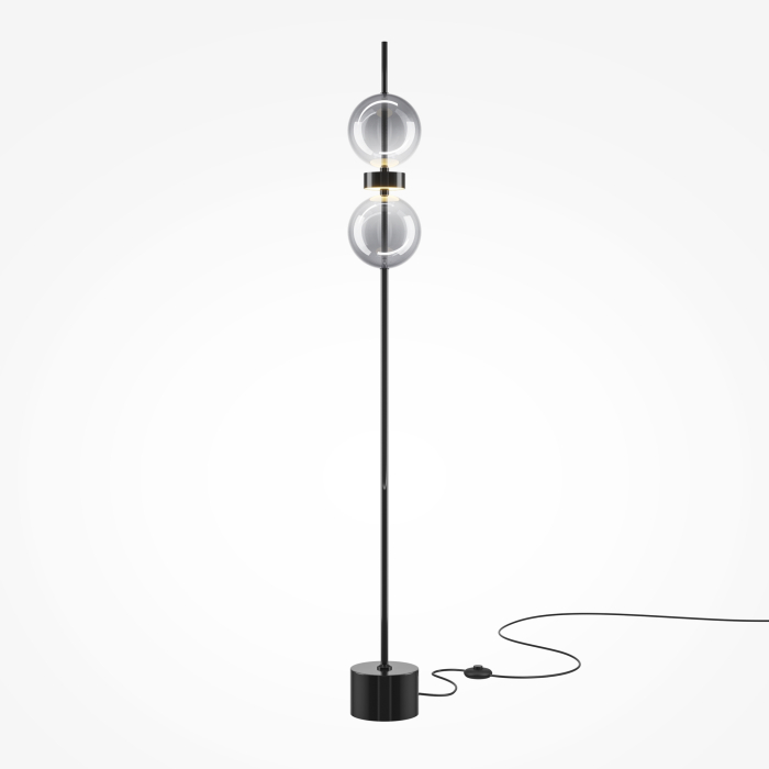Lampadar DOUBLE MOON, Metal Negru, 15W, MAYTONI MOD478FL-L15B3K [8]