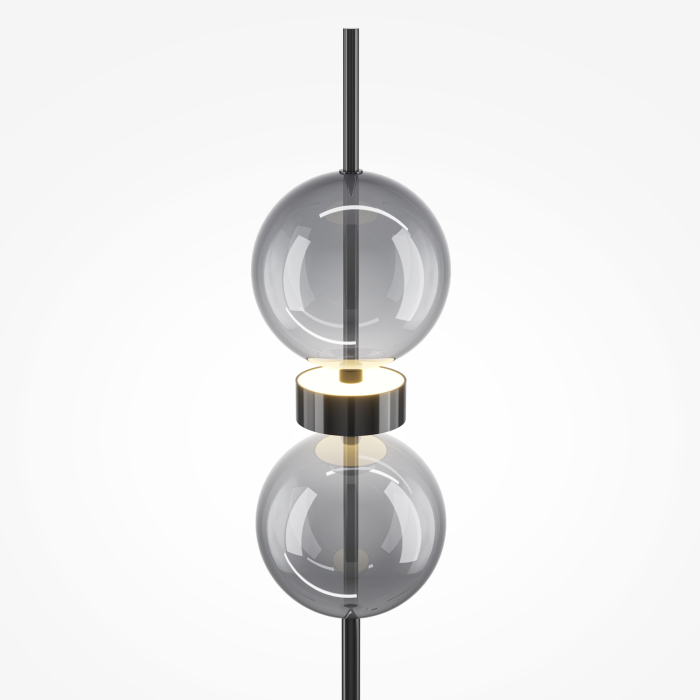 Lampadar DOUBLE MOON, Metal Negru, 15W, MAYTONI MOD478FL-L15B3K [11]