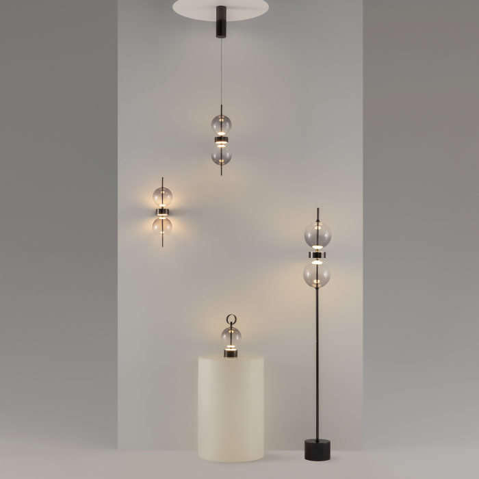 Lampadar DOUBLE MOON, Metal Negru, 15W, MAYTONI MOD478FL-L15B3K [4]