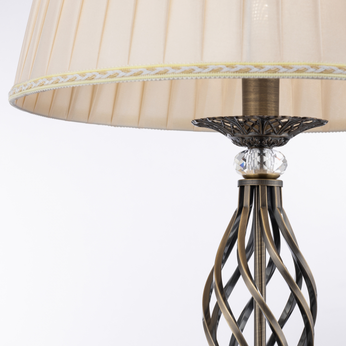 Lampadar Grace RC247-FL-01-R, cu intrerupator, 1xE14, arama+bej, IP20, Maytoni [4]