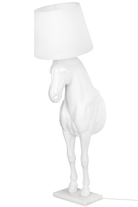 Lampadar Horse Stand M 45x64x185 cm, Fibră de Sticlă Alb Mat - Moosee [3]