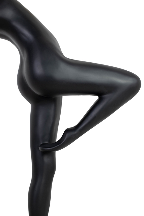 Lampadar Human Acrobatic 202x75x210 cm, Fibră de Sticlă Negru - Moosee [5]
