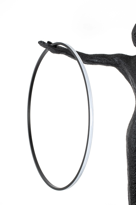 Lampadar Human Circulo 223 147x90,5x223,5 cm, Fibră de Sticlă și Oțel - Moosee [2]