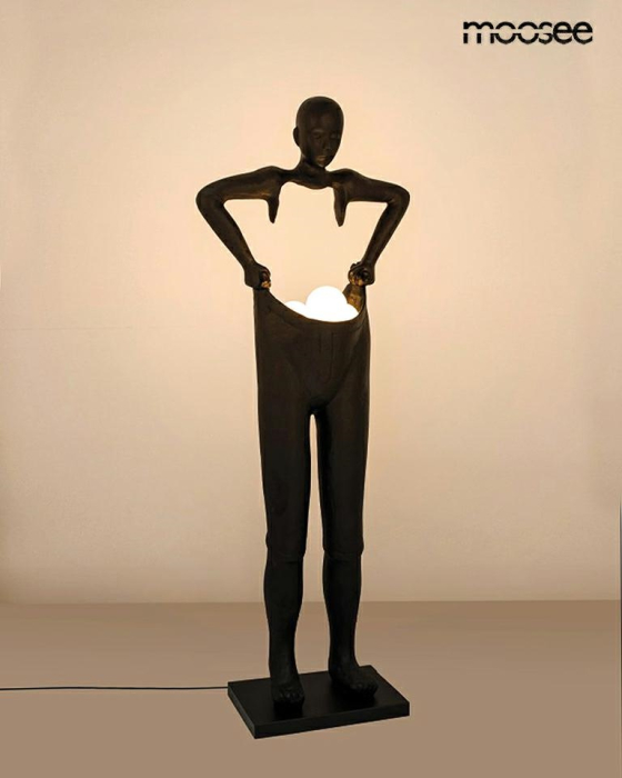 Lampadar Human Houdini 71x34x182 cm, Negru - Moosee [3]