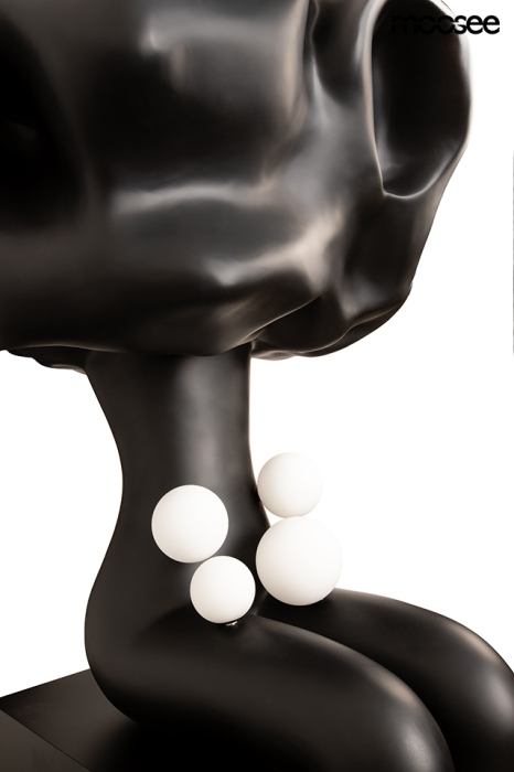 Lampadar Human In The 45x45x205 cm, Fibră de Sticlă Negru - Moosee [2]